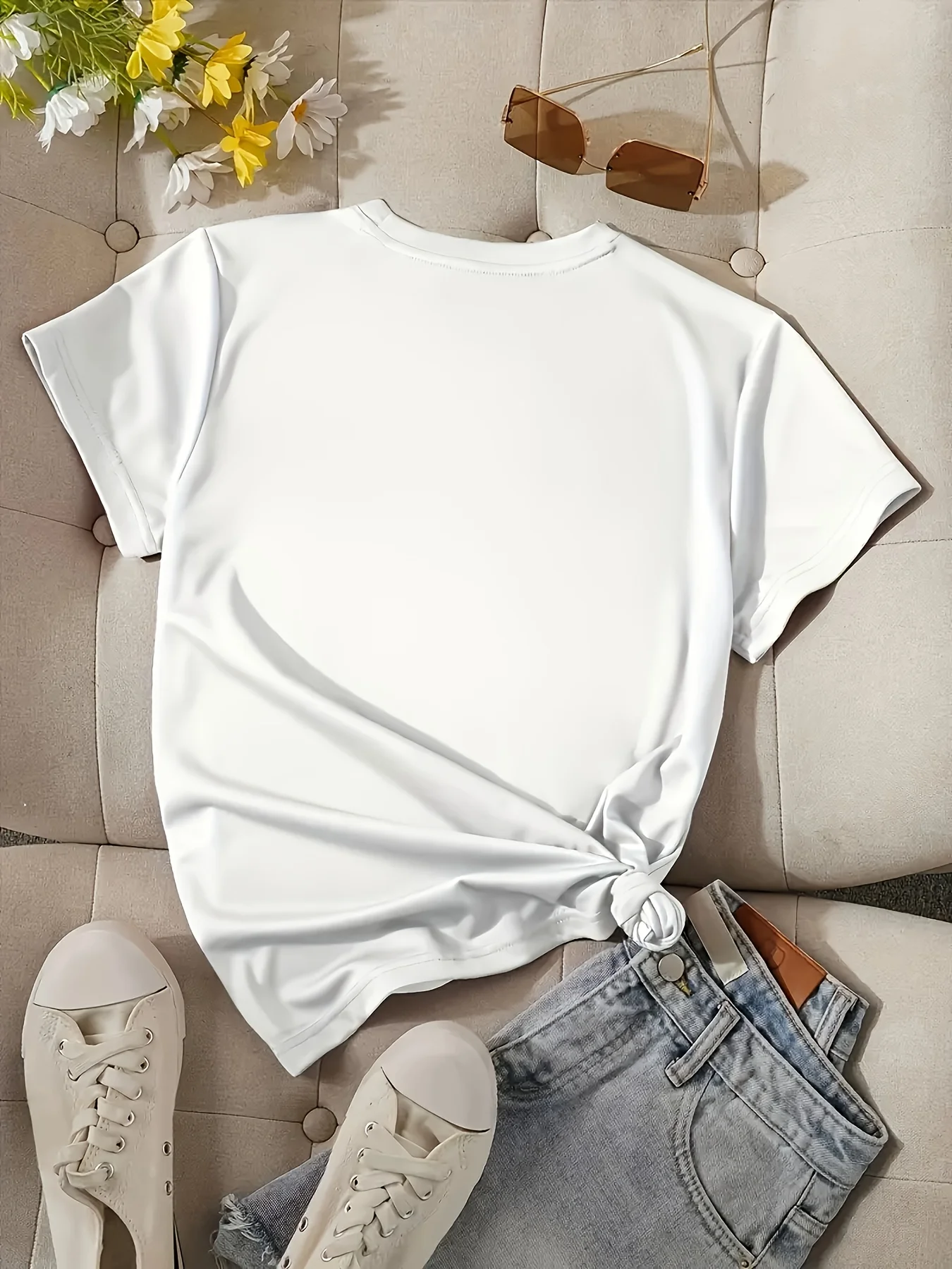Women's Casual T-Shirt with Coffee First Print 90s Vintage Style T Shirt for Woman Graphic Gothic Tees Tops Y2k Clothes Female