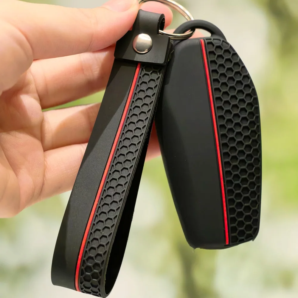 Key Case Cover for BYD Song Plus Atto 3 Han EV Tang DM Qin Seal Dolphin Silicone Remote Fob Holder Keychain Car Accessories
