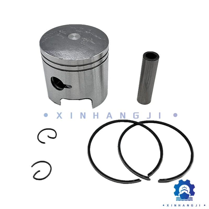 Piston Set Std With Rings（O/S:0.5MM）12110-93120-050 for Suzuki Outboard 2T 9.9HP 15HP DT9.9 DT15