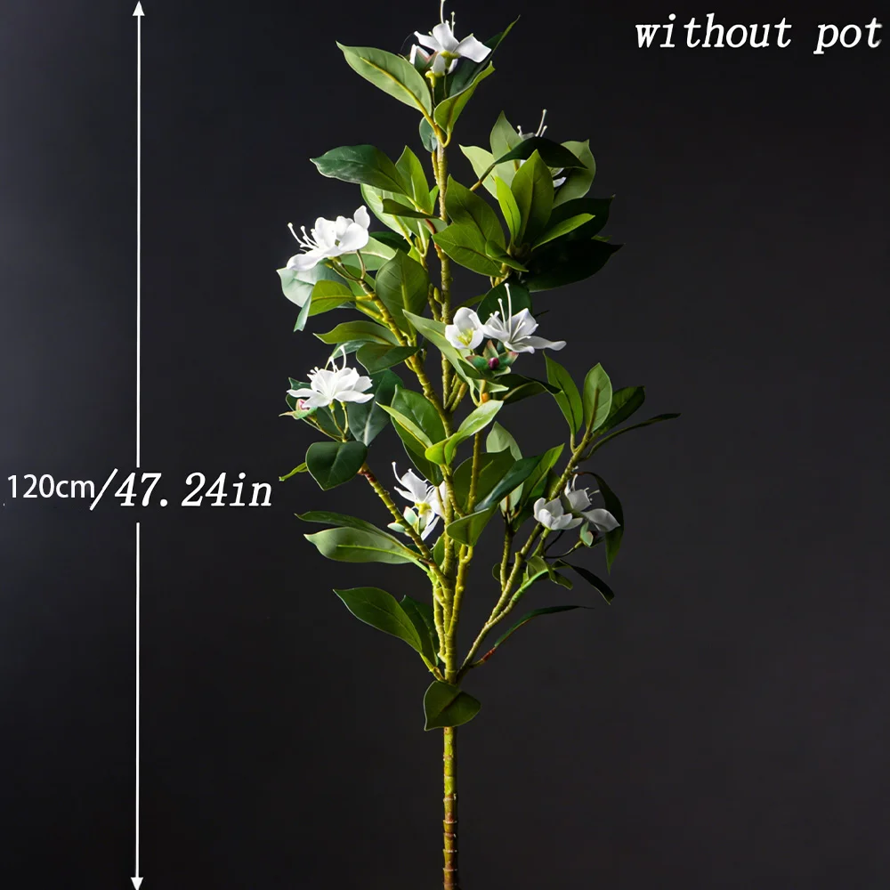 80/120 cm große künstliche Ficus-Pflanzen, künstlicher tropischer Banyanbaum, künstlicher Ficus-figue, künstlicher Magnolienbaum für die Dekoration von Haus und Geschäft – Detail 10