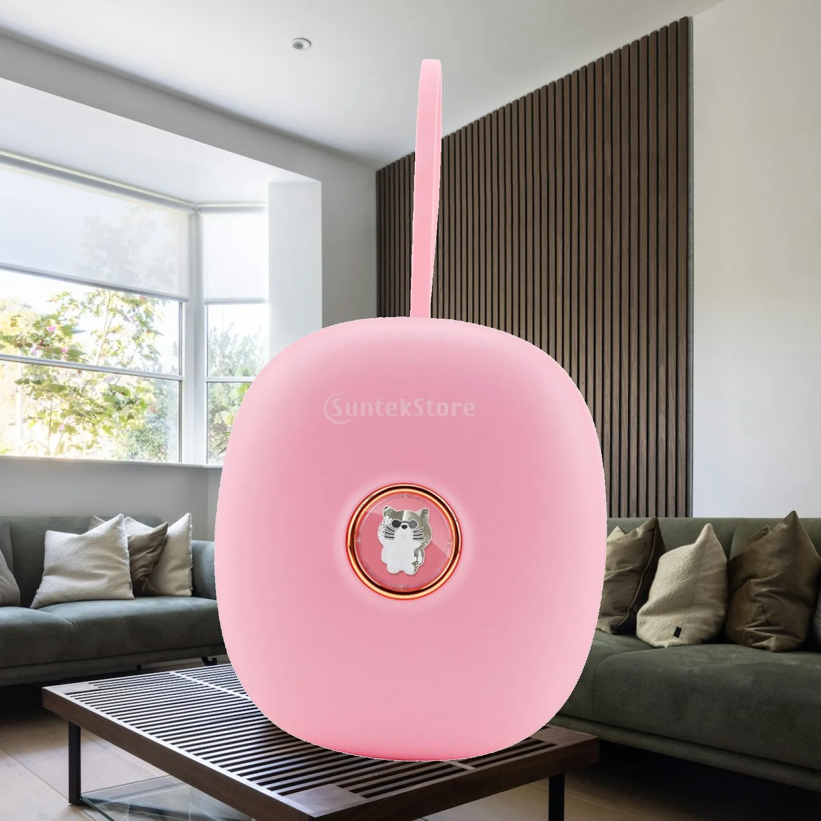 Vibrating Alarm Clock Portable 10 Minutes Snooze 3 Levels Mode Travel Alarm Clock for Deaf Heavy Sleepers Teens