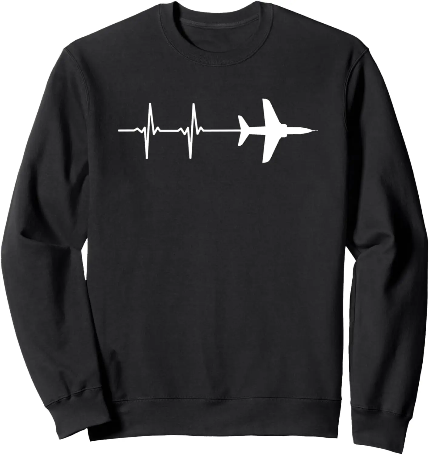 

EKG Heartbeat T-45 Goshawk Military Airplane Sweatshirt