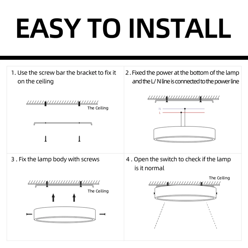 Ceiling Spot LED Downlight Home Appliances Down Lights Circular Lamp Mounted Lighting Fixture Room Kitchen Lustre Spot Light Led