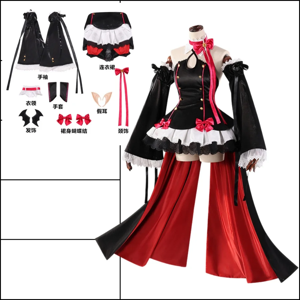 Krul Tepes Cosplay Anime Seraph Van Het Einde Kostuum Pruik Cosplay Owari geen Seraph Halloween Party Rollenspel Kleding Pak