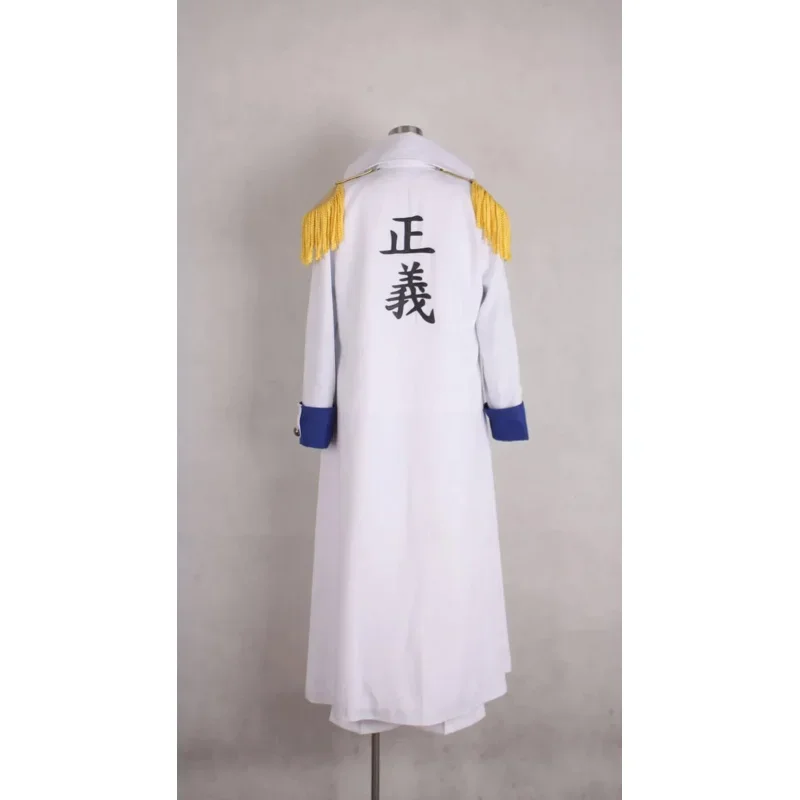 Aokiji Kuzan Темно-синяя униформа Адмирал Косплей Костюм MN3