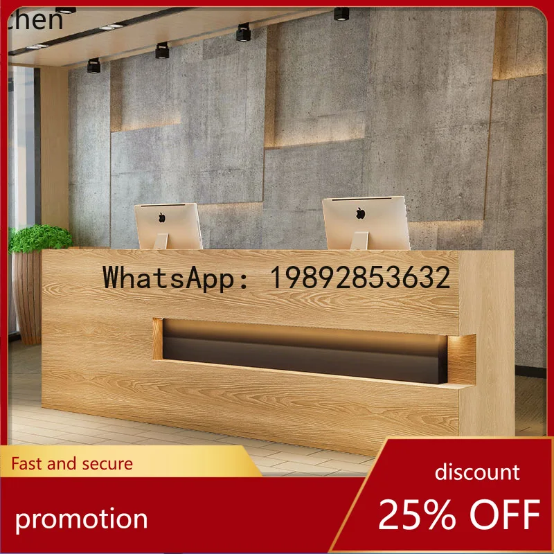 

HT Retro Industrial Style Bar Homestay Yoga Studio Bar Counter Cash Register Counter