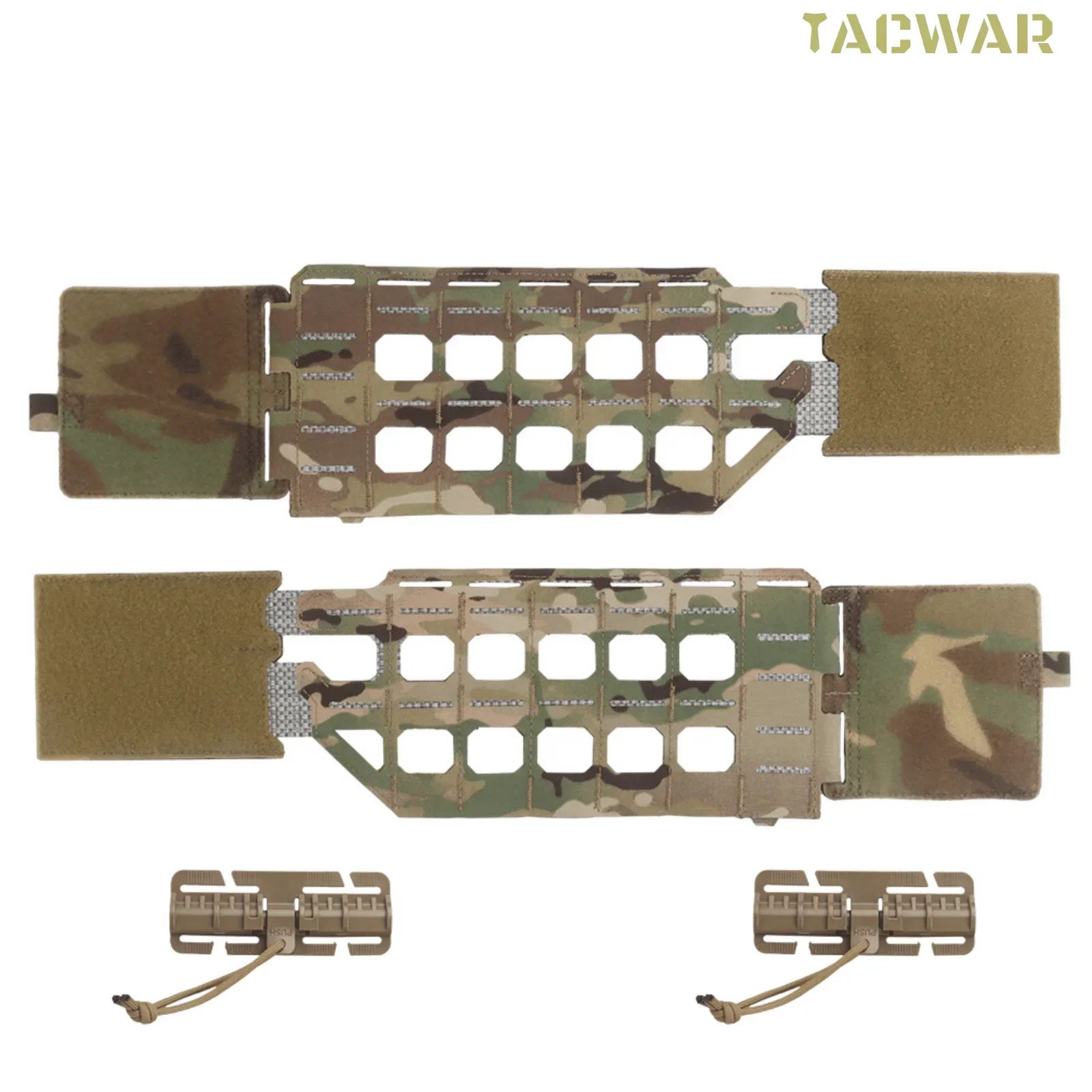 

K-Series Plate Carrier Cummerbund, Elastic MOLLE Expander Wing Quick Release Strap Fit K-Z K-19 For Airsoft Hunting Accessories