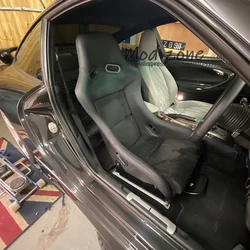 Holding Monster Light Weight Carbon Fiber or Fiberglass PU Leather Alcantara Fabric Fixed Bucket Racing Seat