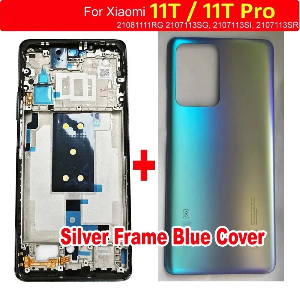 Best New Back Cover Housing For Xiaomi 11T Pro 5G + Front Middle