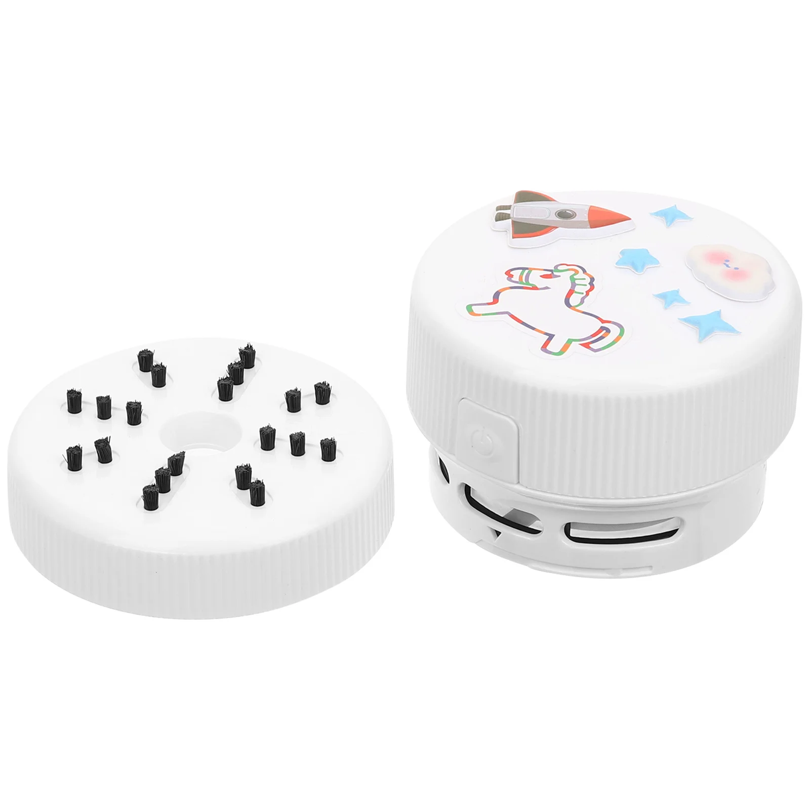 

Mini Desktop Vacuum Cleaner Cordless Operated Detachable Dust Collector for Table Dust Cleaning Lightweight Portable