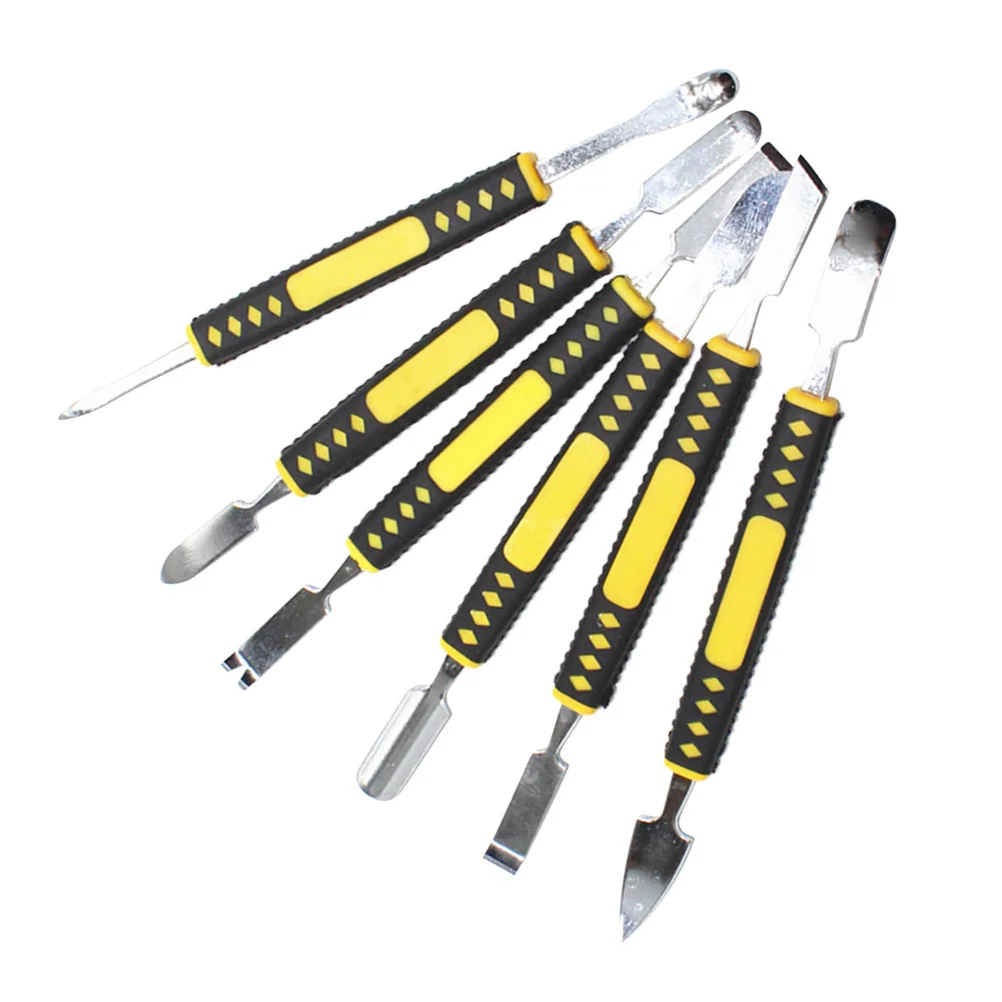 6Pcs Steel Bar Professional Crowbar Repair Tools for Mobile Phone Tablet Pc Durable Portable Electronic Device Repair