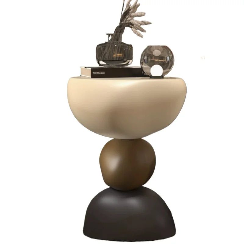 

Modern stone running edge several creative light luxury living room sofa art coffee table