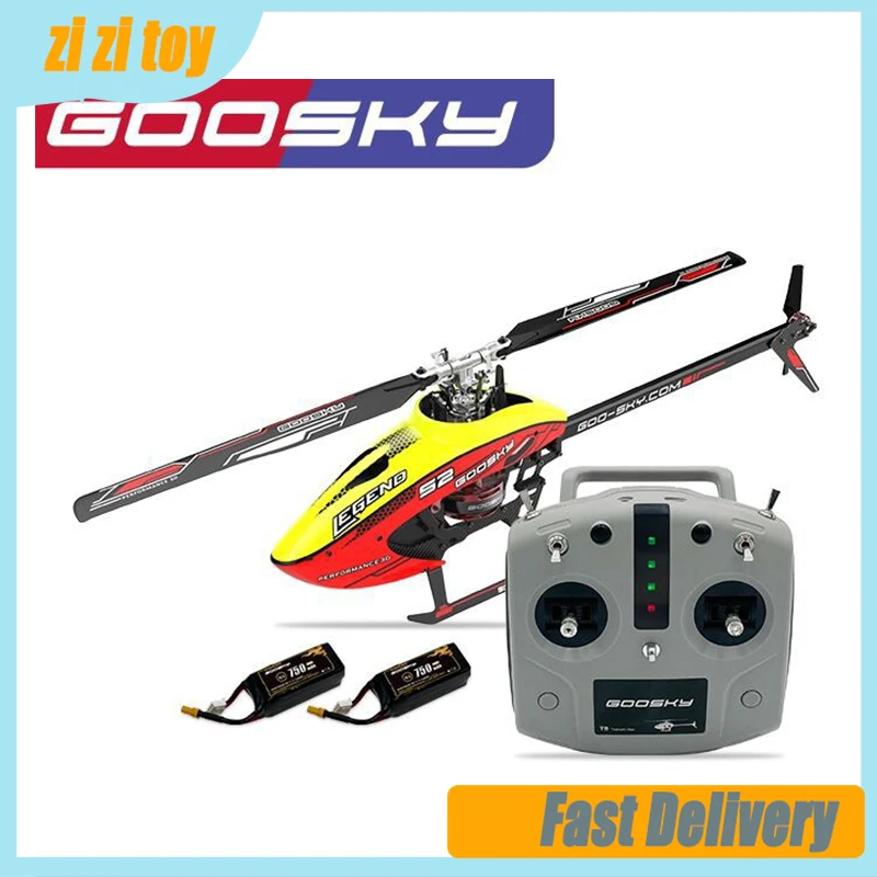 Goosky S2 Remote-Controlled Helicopter 3d Stunt Model Dual Brushless Direct Drive 6-Channel Remote-Controlled Aircraft Gift