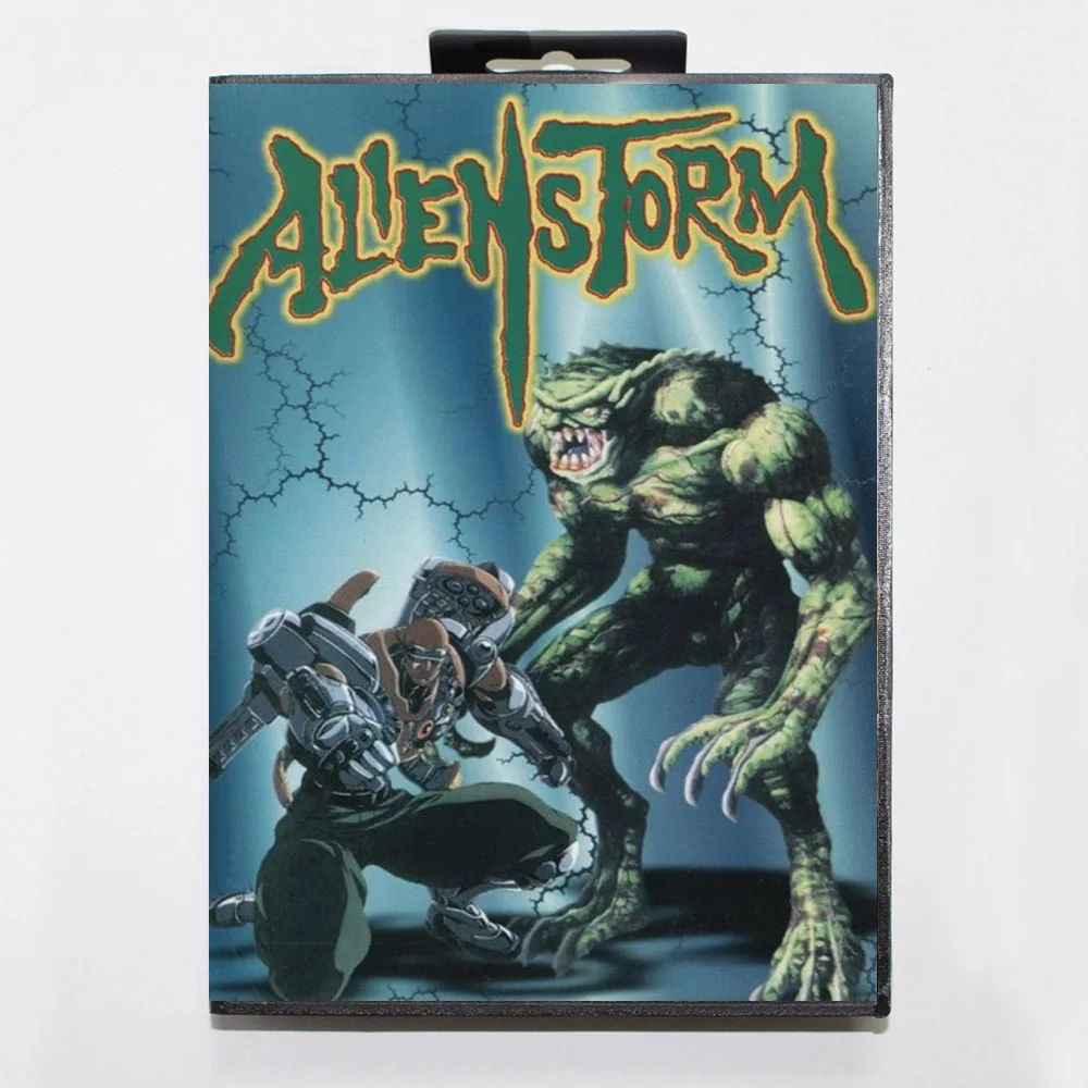

Игровой картридж Alien Storm 16Bit MD с коробкой RU для систем Sega Megadrive Genesis