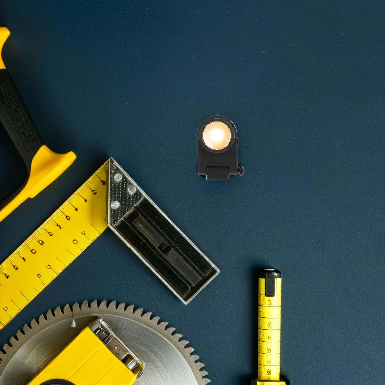 1Set Rechargeable Mini Spotlight for Painting Jobs Bright USB LED Light Portable Handheld Work Lamp for Workshop Yard