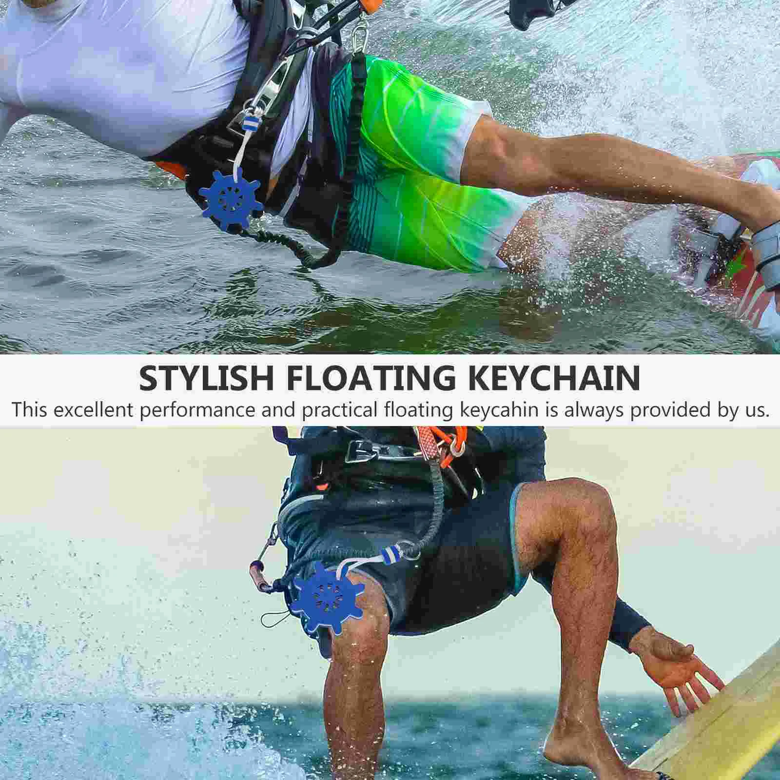 10 Pcs Floating Keychain Ring Boat Water Sports for Sunglasses Eva Foam Sponge Keys Froth Keycahin Buoyant Miss