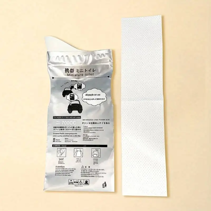 Disposable Travel Urine Bag Portable Emergency Urinal for Men Women Outdoor Activities
