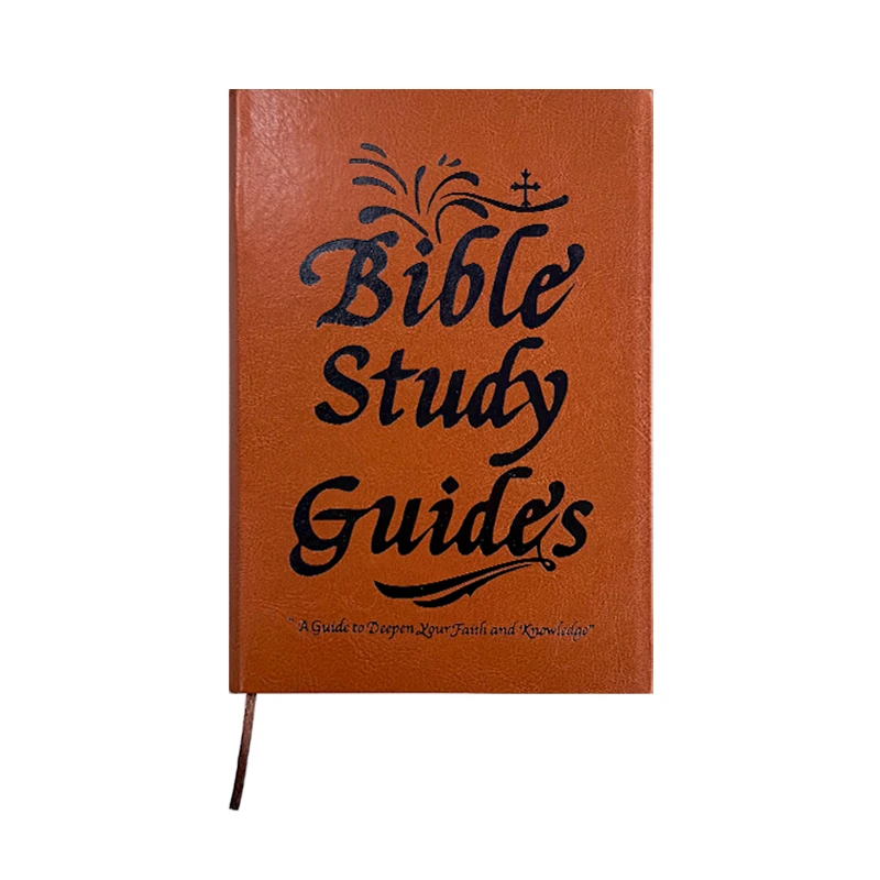 Bible Study Guides: Study Plan Guide, Christian Devotional Record Notebook, Faith and Knowledge Deepening Journal, Durable Hardcover with Bookmark Strap, Religious Gift