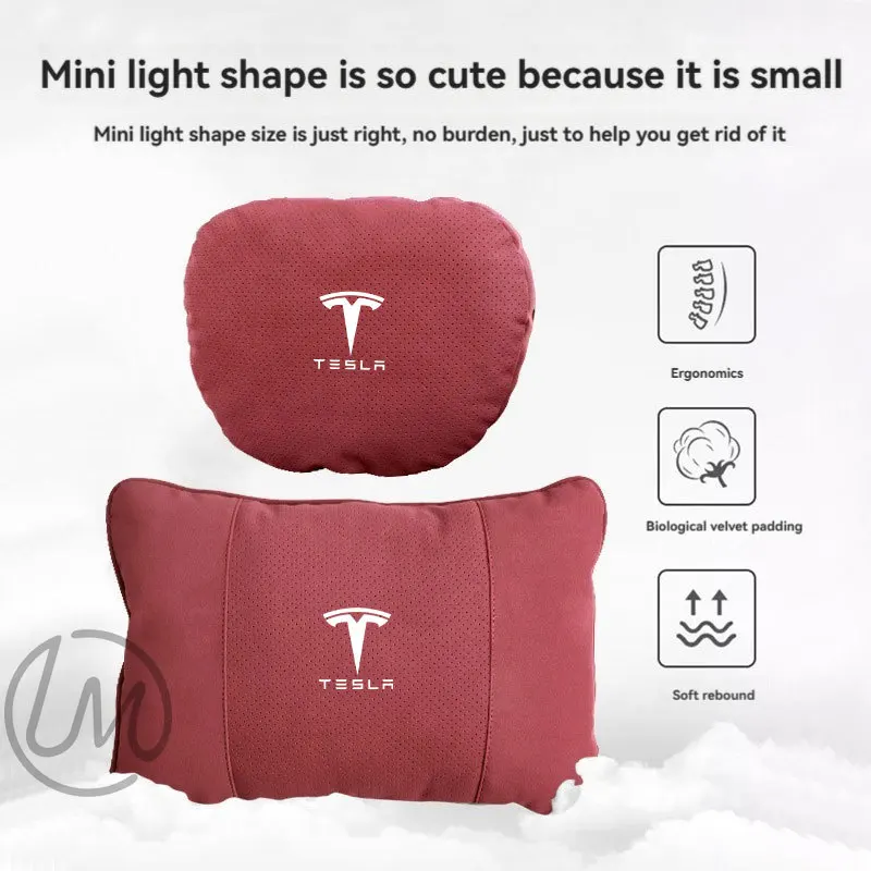 For Tesla Model 3 Y S Model X Car S Class Headrest Neck Support Seat Neck Pillow Automobile Tesla Car Pillow Neck Rest Cushion view 5