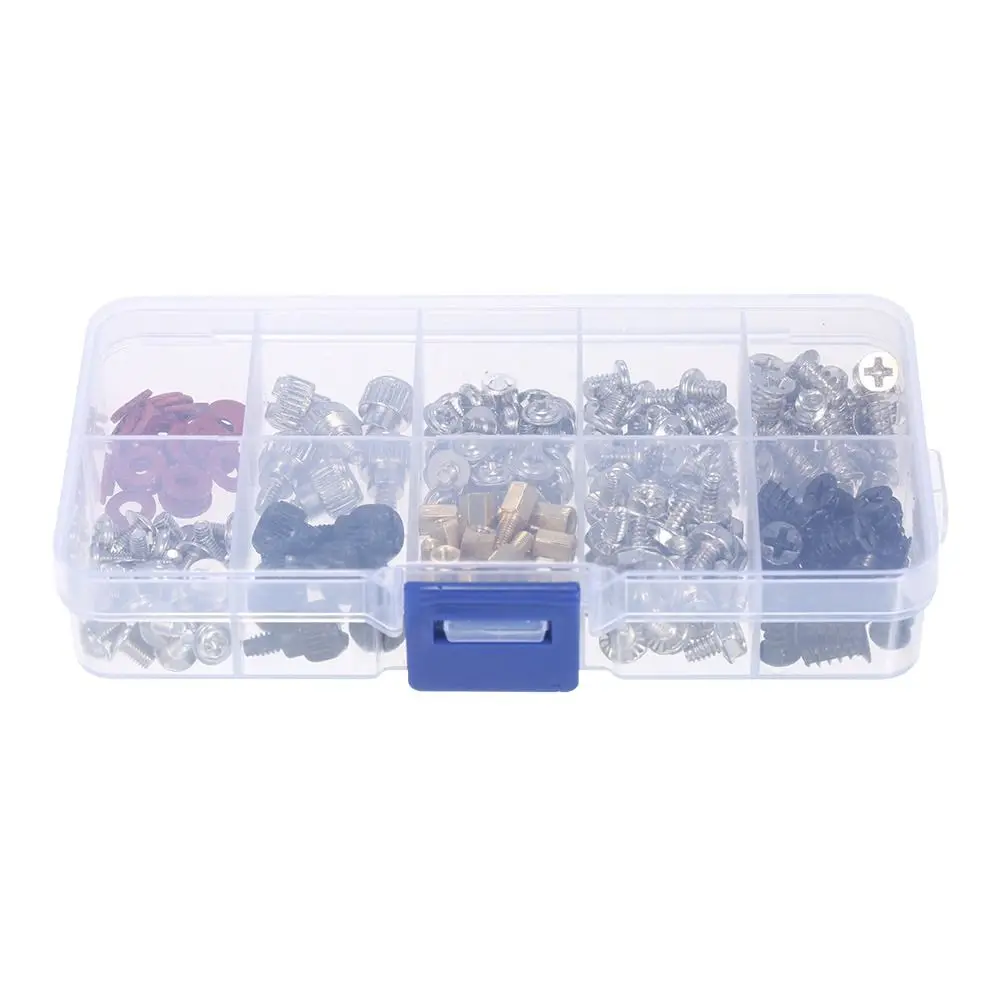 228PCS Universal with Storage Box Computer Screw Kit Sturdy Durable Desktop Computer Maintenance Screw Set Graphics Hard Drive