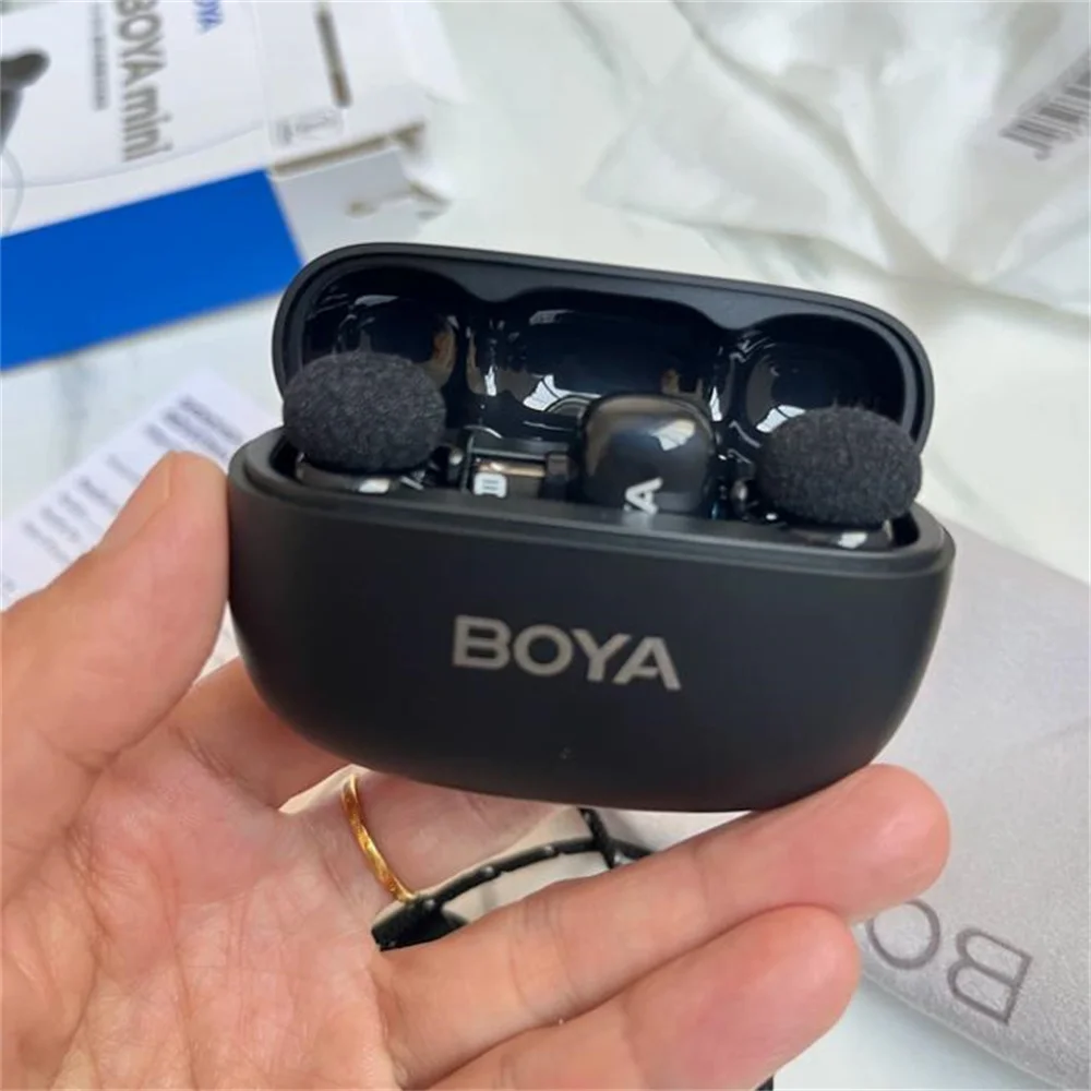 

Wireless Microphone Mini Microphone Wireless Clip On Mobile Live Streaming Noise Reduction And Recording