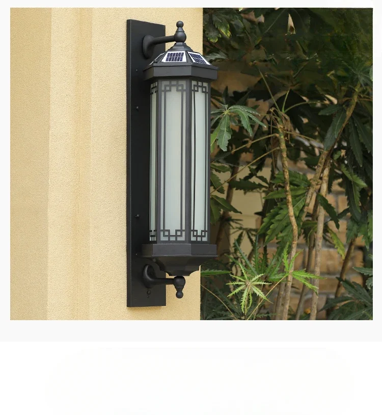 

New Chinese waterproof courtyard outdoor light outdoor villa gate garden terrace light