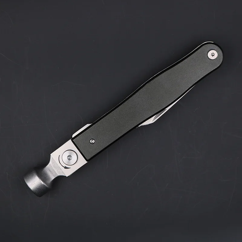 Outdoor Portable EDC Multifunctional Hammer Head Mini Short Axe Combination Tool Car Emergency Window Breaking Tool
