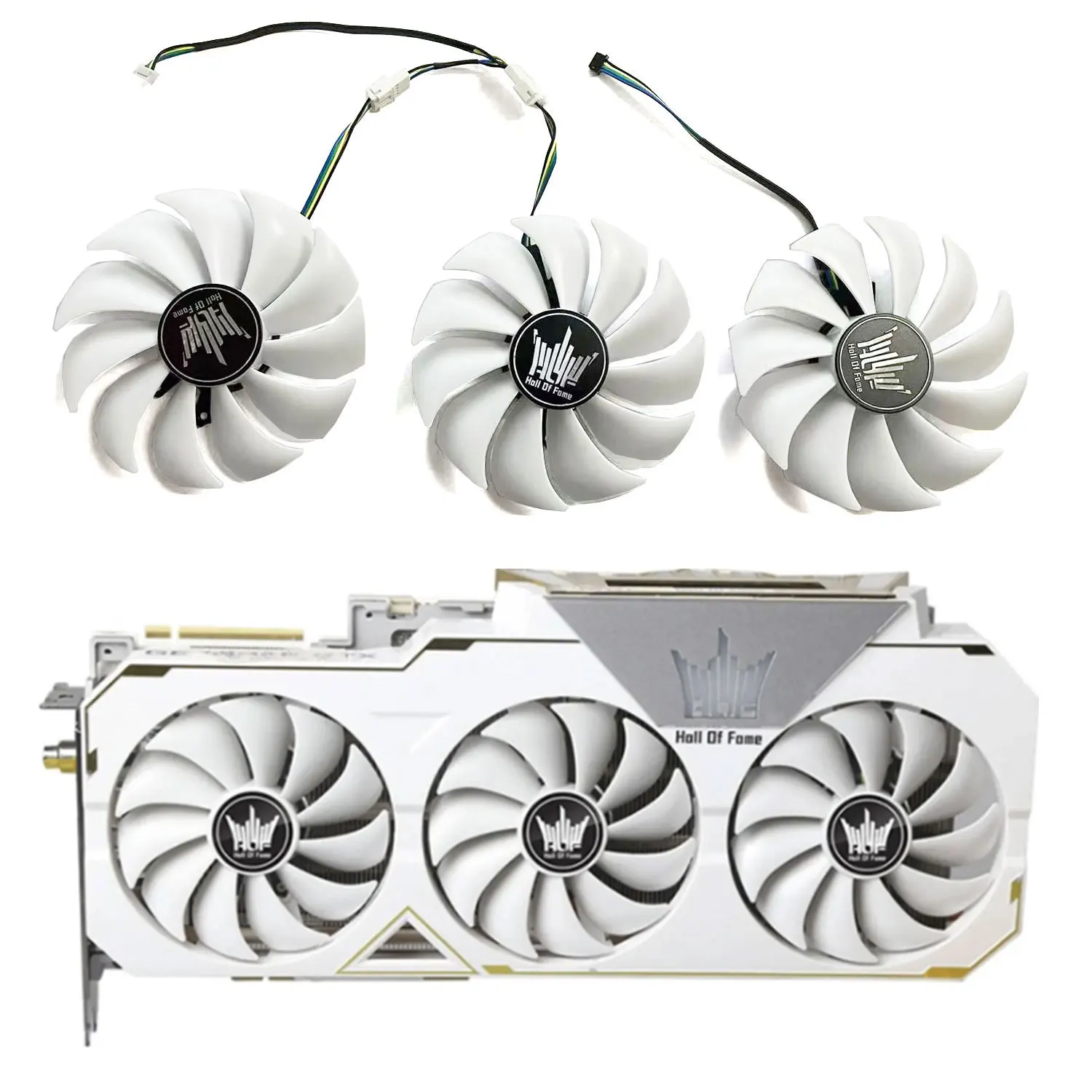 

Новый 88 мм 4PIN FD9015U12F DC 12 В 0,55 А для GALAX RTX 2080Ti HOF RTX 2080 Ti Вентилятор охлаждения видеокарты