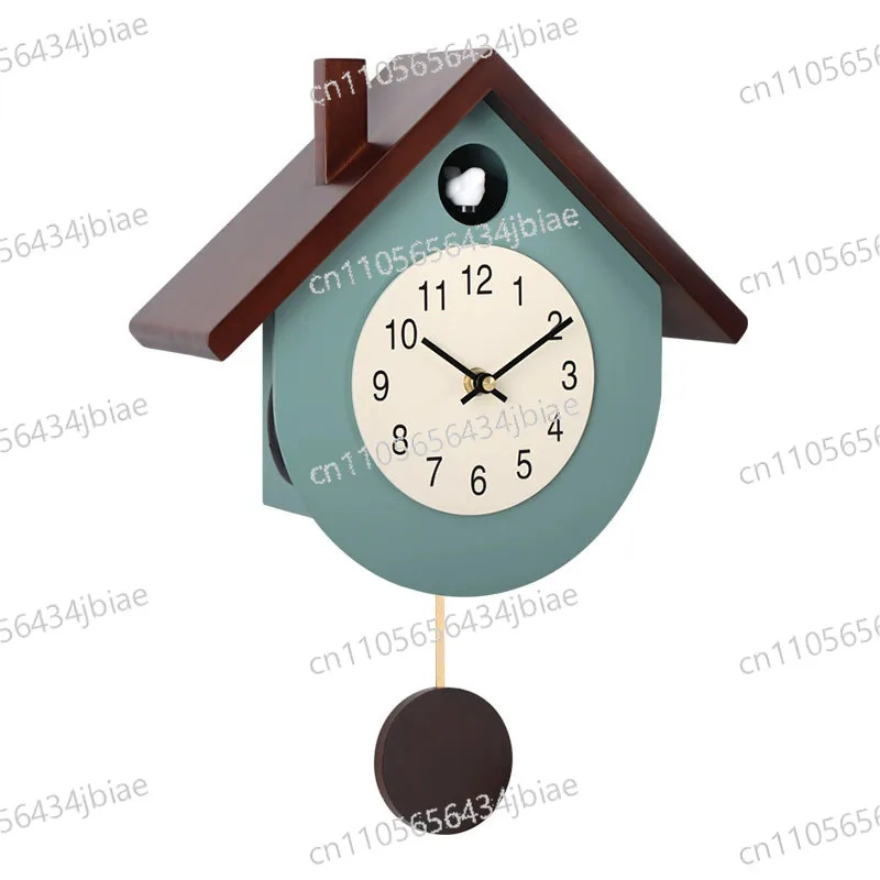 Northern Europe Living Room Modern Creative Children's Room Bedroom Cuckoo Clock Household Minimalist Decoration Wall Clocks G