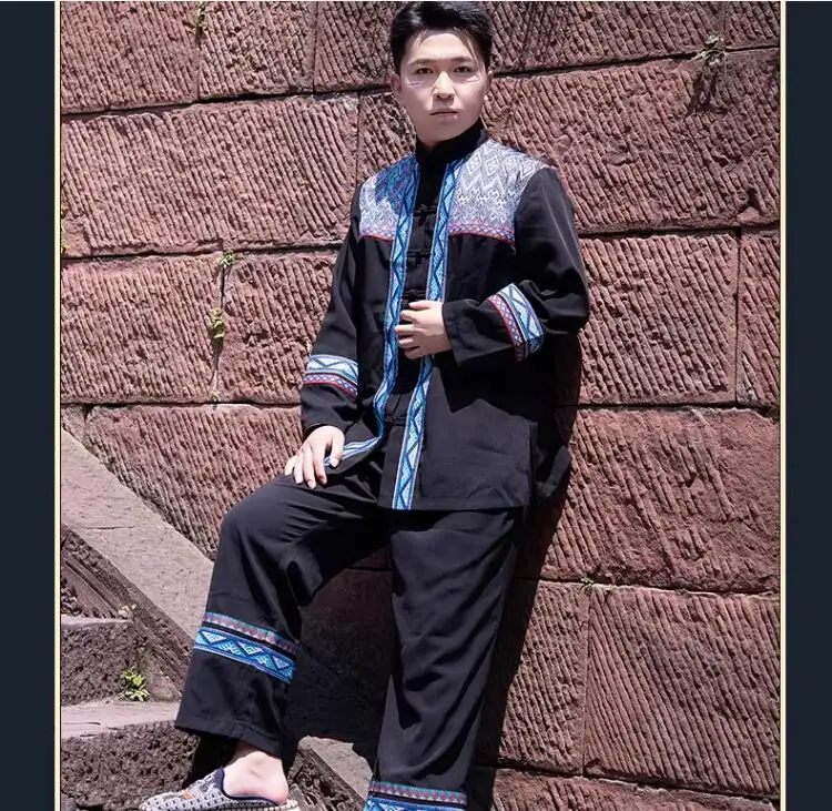 Zhuang Clothing Men's Guangxi Ethnic Minority Clothing