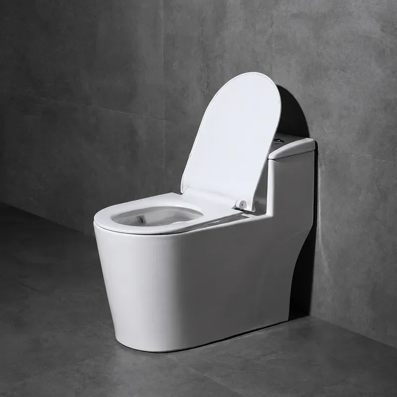 Ceramic Siphon Toilet with Enlarged Pipe Super Vortex Flush Silent Deodorant Water Saving Household Bathroom Commode Seat
