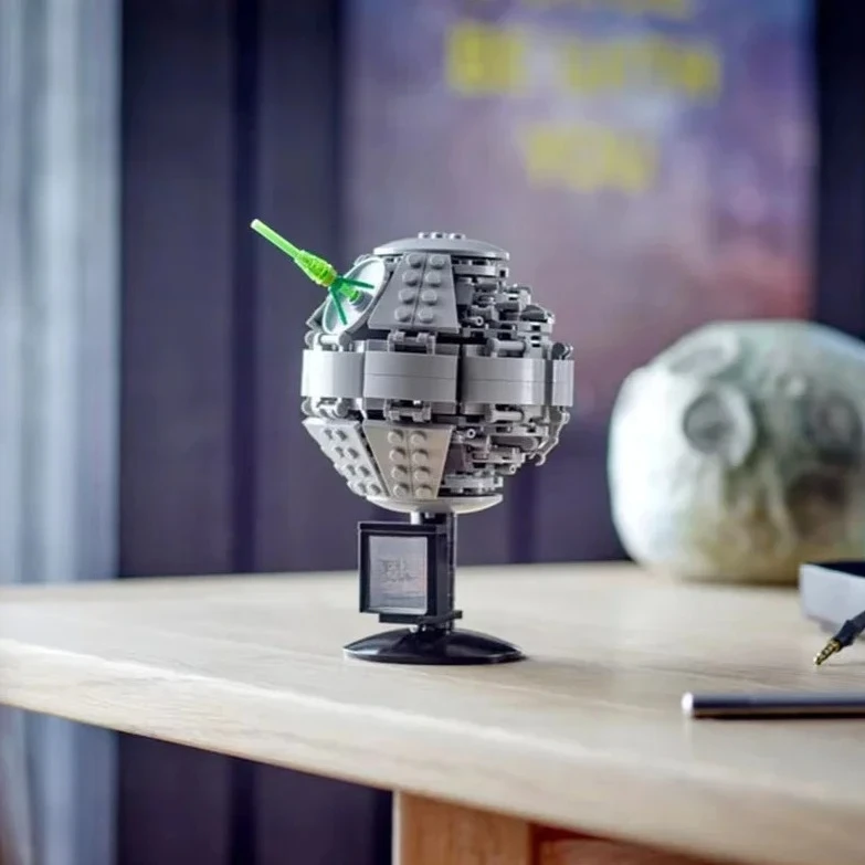 مجموعات مكعبات بناء MOC Space Wars Mini Death Star-2 40591 متوافقة مع جزيئات ليغو مناسبة لهدايا عيد الميلاد