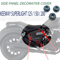Motorcycle Accessories Side Panel Decorative Cover Suitable for Keeway Superlight 125 / 150 / 200 Superlight125
