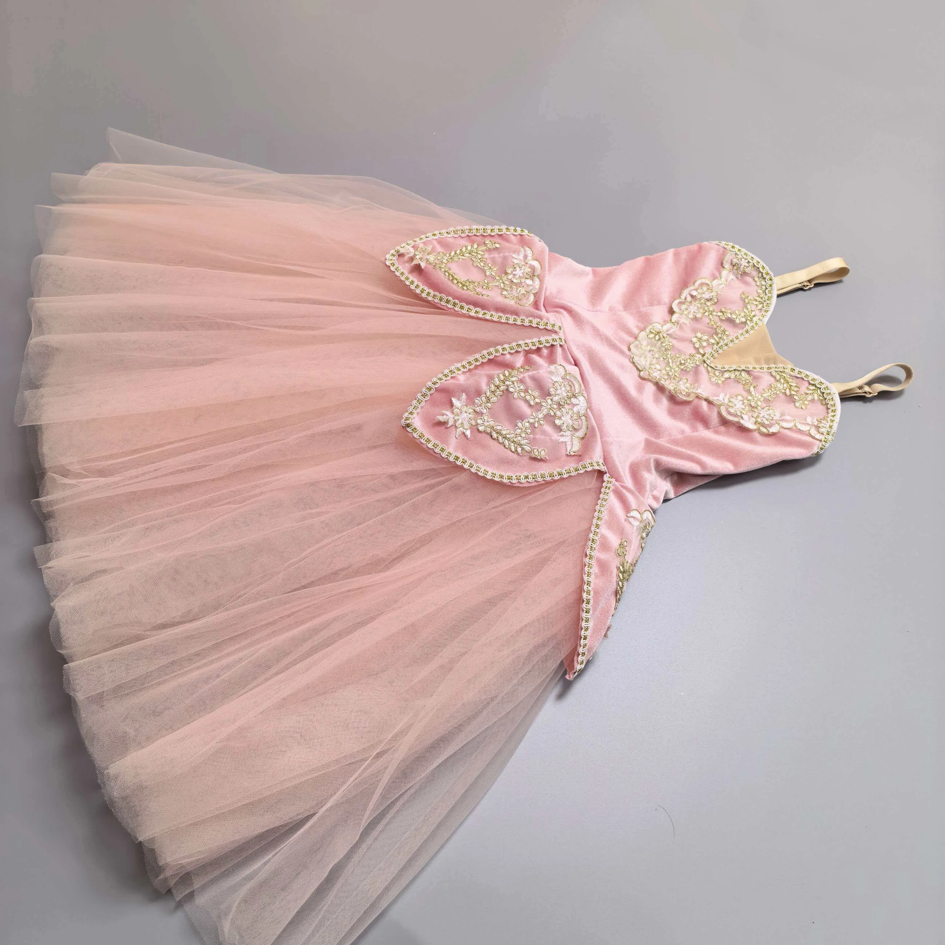 

Girls Ballet Dress Kids Ballet Tutu Skirts Child Long Tulle Dress Swan Lake Dance Ballet Costume Ballerina Dress