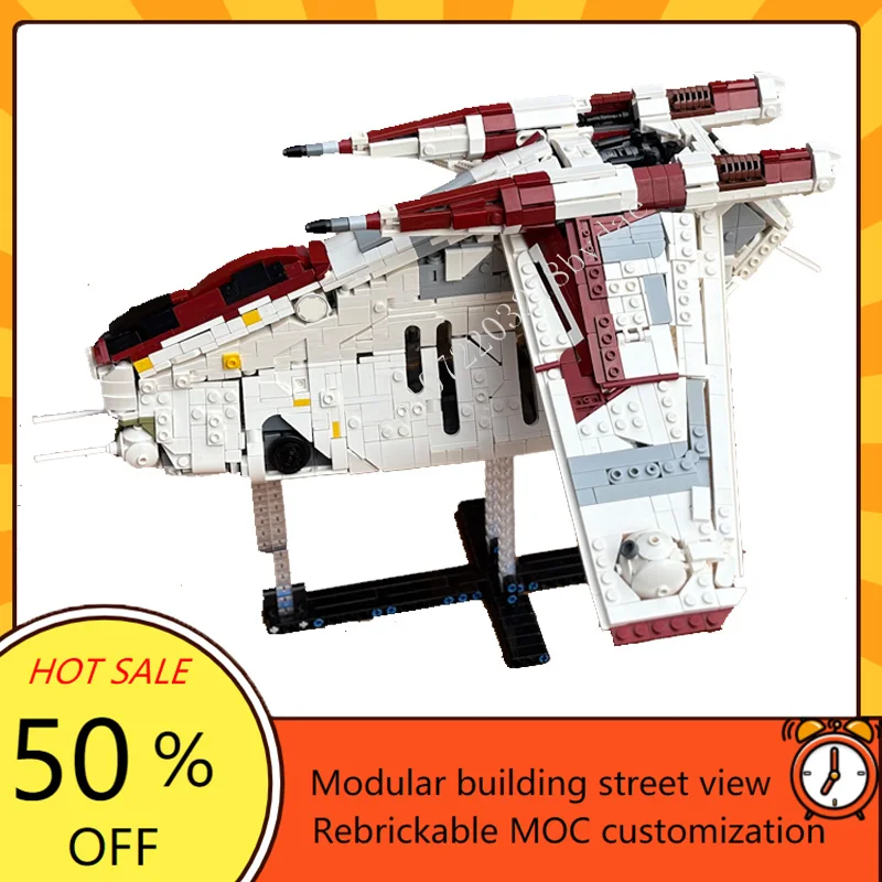 3022PCS MOC Custom Puzzle The Most Accurate Gunship Model DIY Assembled Aircraft Educational Children Birthday Toys Xmas Gifts