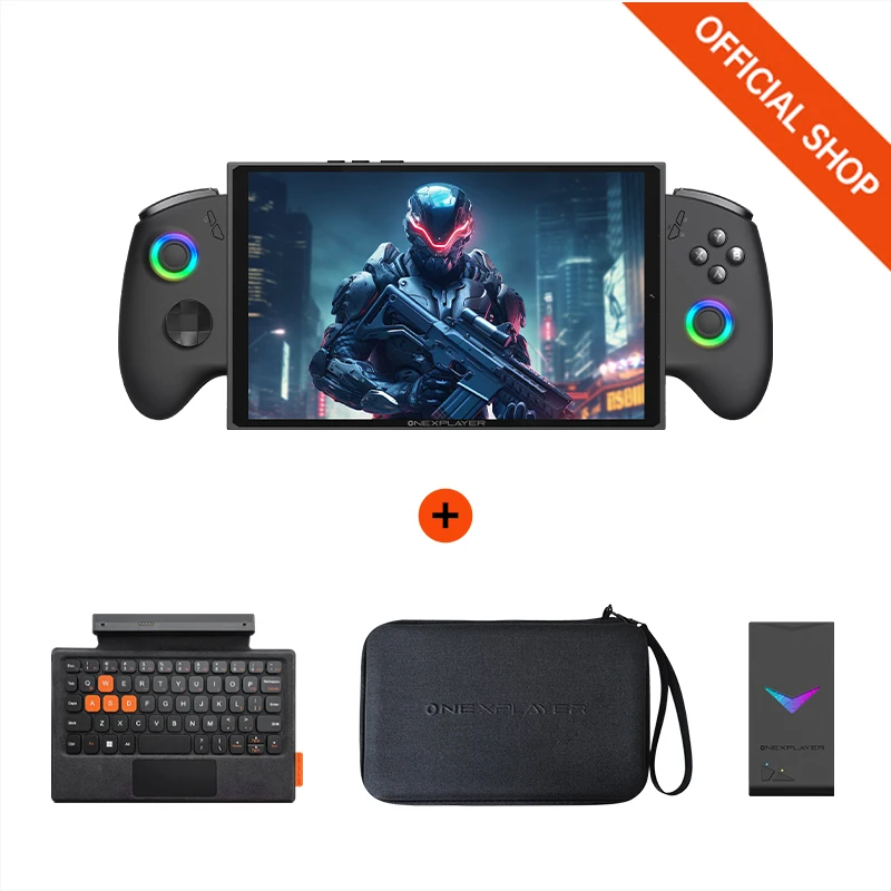 OneXFirst-Console de jeu PC, ordinateur portable, tablette, contrôleur de jeu, AMD Ryzen 7, 8840U, 8.8 pouces, 144HZ, écran 2K, 3 en 1, SSD 2 To