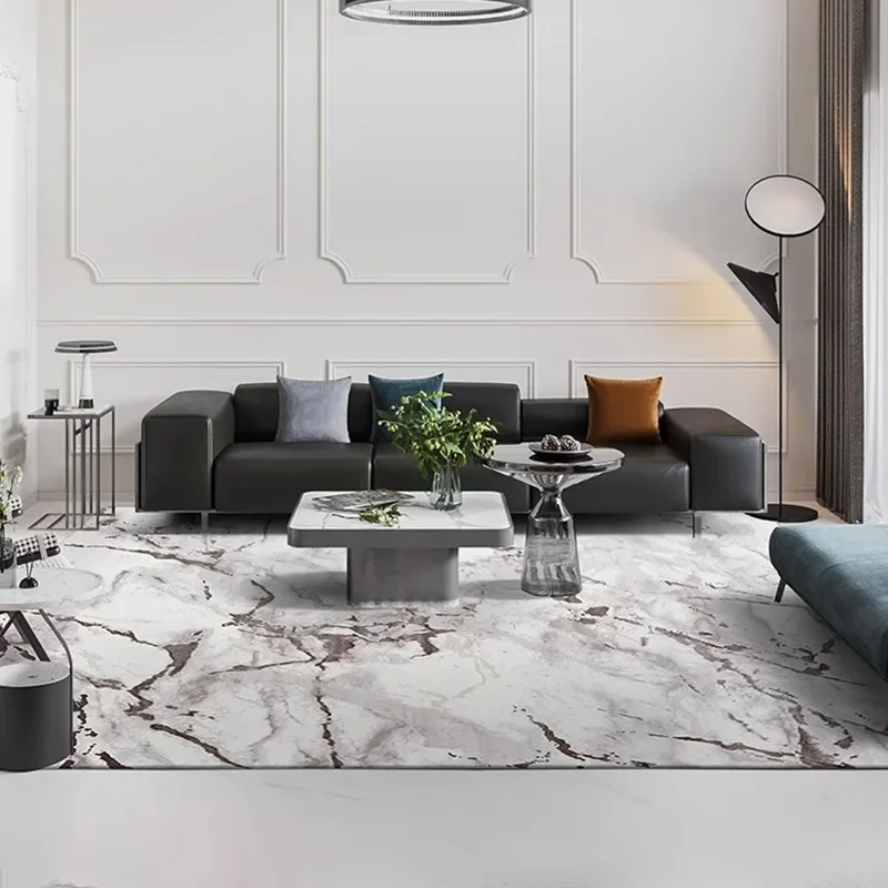 

light luxury carpet living room abstract modern high-end villa thickened sofa bedroom bedside blanket