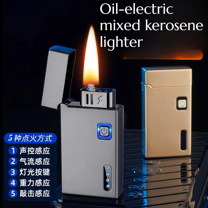 

New Voice-controlled Ignition with Dual Power and Five Ignition Methods Smart and Technological Gift for Men