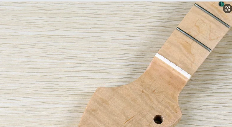 21 tasti modello tigre luce naturale manico per chitarra elettrica assemblaggio accessori per chitarra elettrica fai-da-te