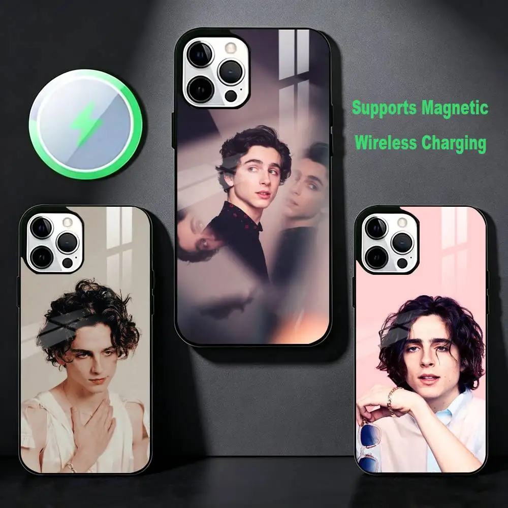 T-Timothee Chalamet Cool  Phone Case For iPhone 17,16,15,14,13,12,Plus,Pro,Max For Magsafe Magnetic Wireless Charge