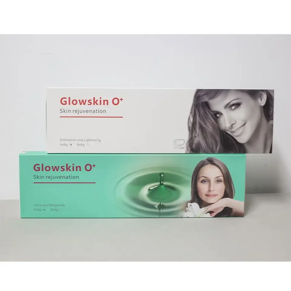 Glowskin-cápsulas de burbujas pequeñas de oxígeno O + CO2, Kit de rejuvenecimiento y brillo de la piel, máquina para el cuidado de la piel