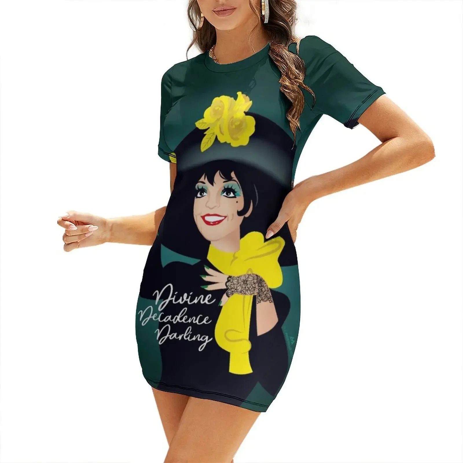 

Divine decadence darling Short-Sleeved Dress dress women elegant luxury cocktail dresses luxury dress