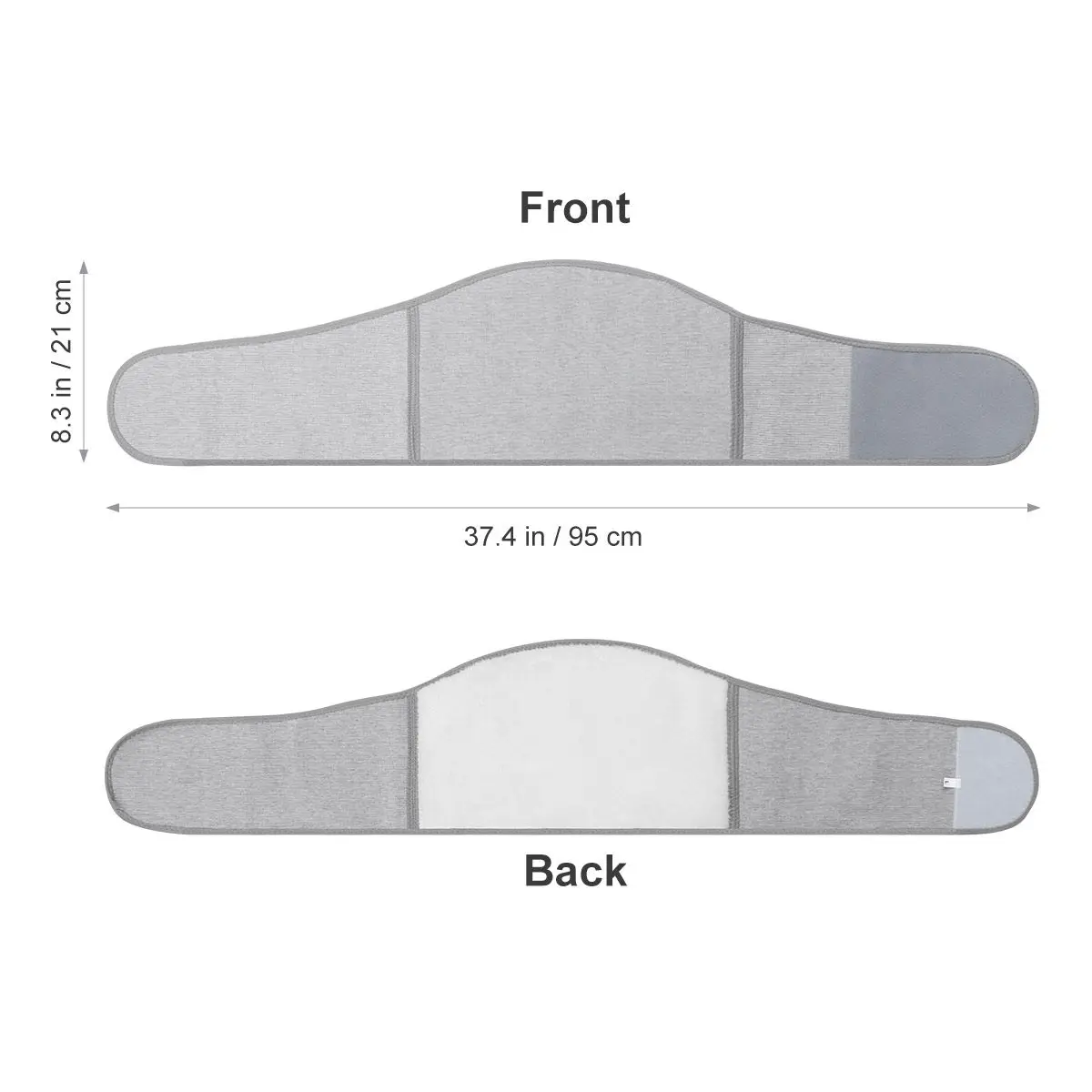 Breathable Adjustable Thin Kidney Binder Waistband Stretchy Neoprene Faux Cashmere Waist Support Back Brace Abdominal Warming