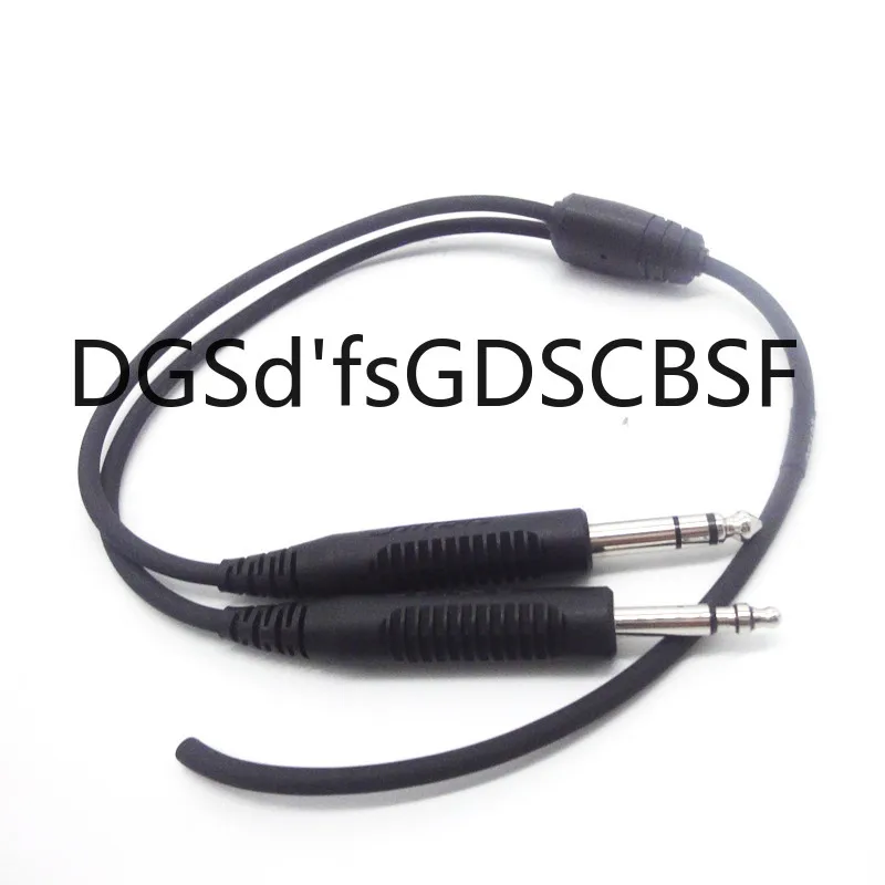

Double Plug Cable for Bose A20 Aviation Headset Stereo 6.3mm 5.2mm