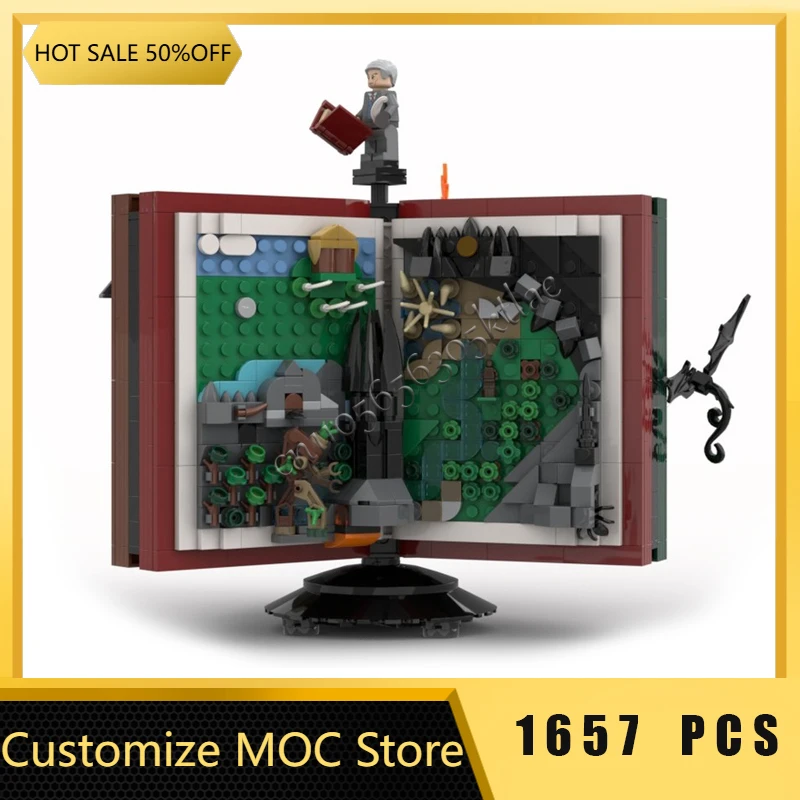 

1657 PCS Famous Fantasy Novel Series MOC Story Scene Model DIY Creative Idea For Kids Popular Toy Assembly Puzzle Festival Gift