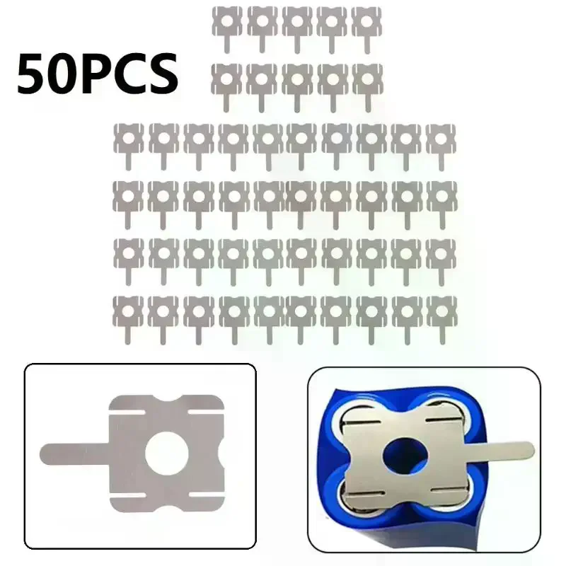 50Pcs 18650 Lithium Battery Pack Replace Spot Welding Nickel Sheet For Computer Battery Welding Tool Accessories