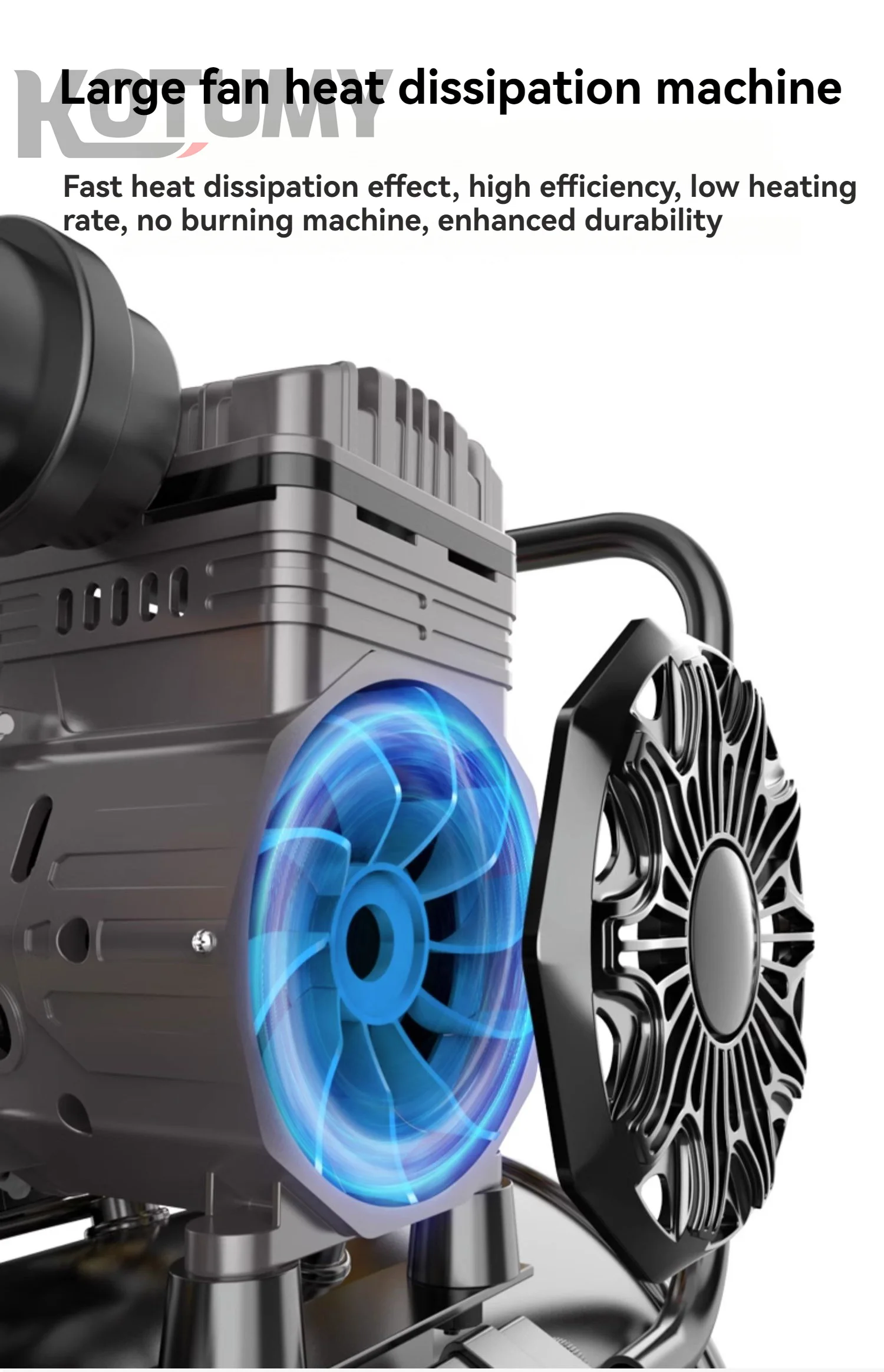 TLF 30L Silent Air Compressor 1490W Quiet Oil-free Portable Air Pump for Home Repair Tire Inflation Whisper Compressor