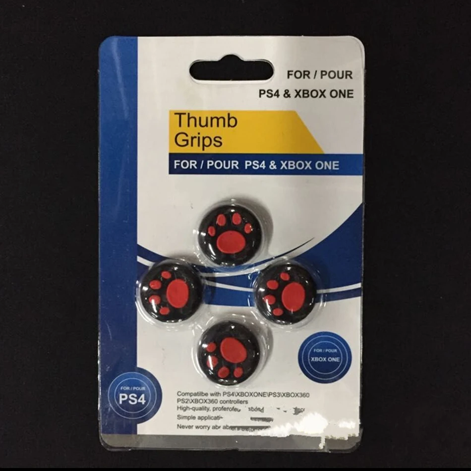 부드러운 표면 디자인 실리콘 엄지 스틱 그립 캡 커버, C.a.t 발