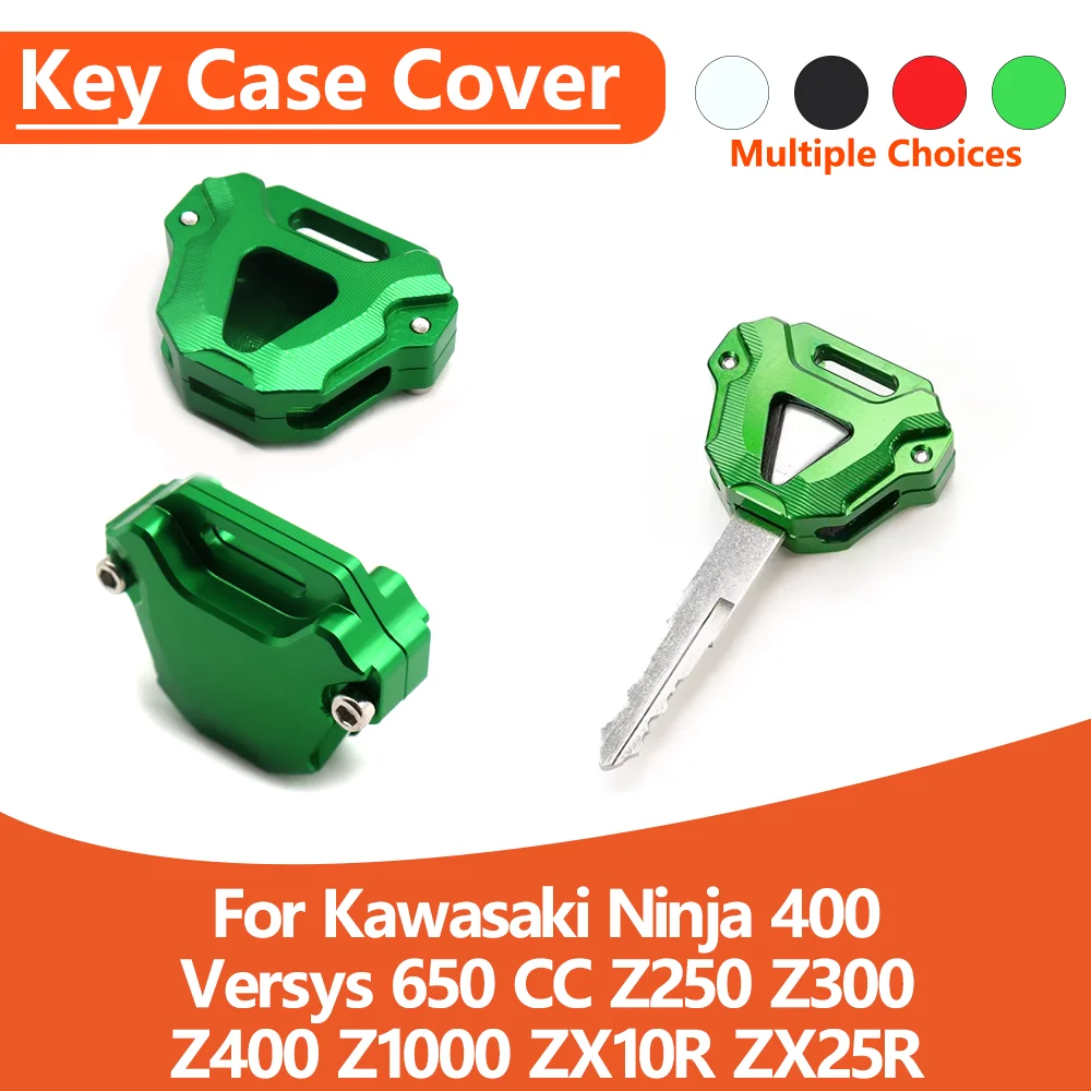 Motorcycle Accessories Keychian Key Cover Shell For Kawasaki Ninja 400 Versys 650 CC Z 250 300 Z300 Z400 Z1000 ZX 10R 25R