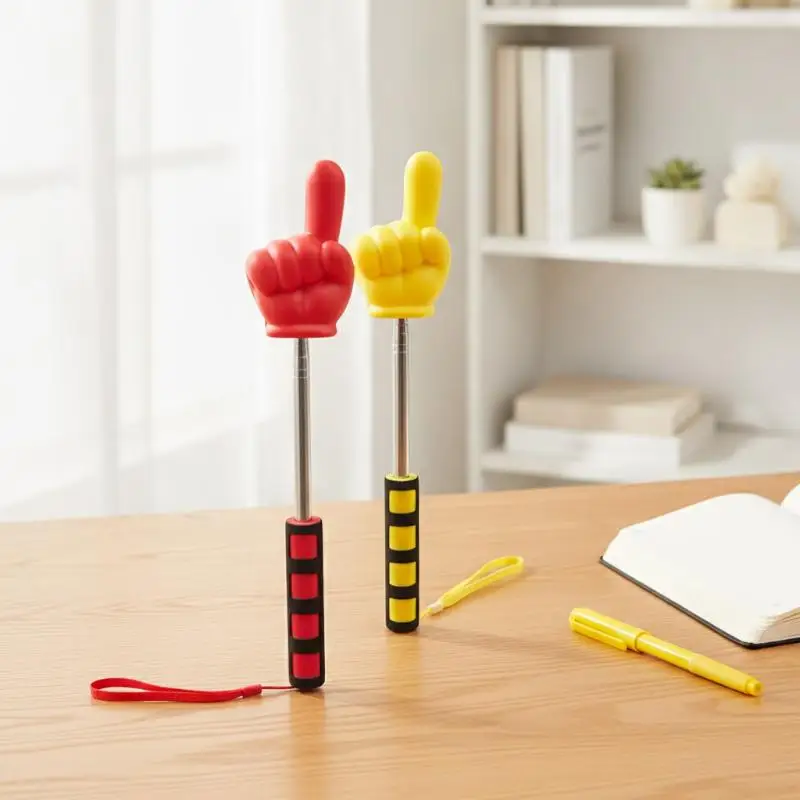 Finger Reading Sticks Ergonomic Plastic Finger Design Teaching Stick for Kids Reading Practice Homeschooling Activities